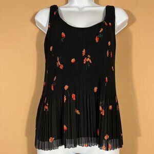 Wilfred Pleated Floral Print Top